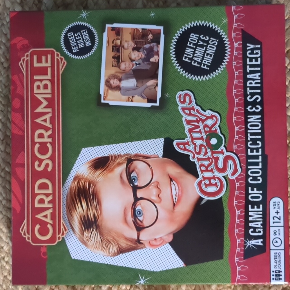 A Christmas Story Card Scramble Board Game